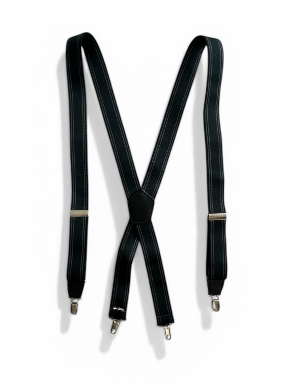 Classic Black Adjustable Suspenders